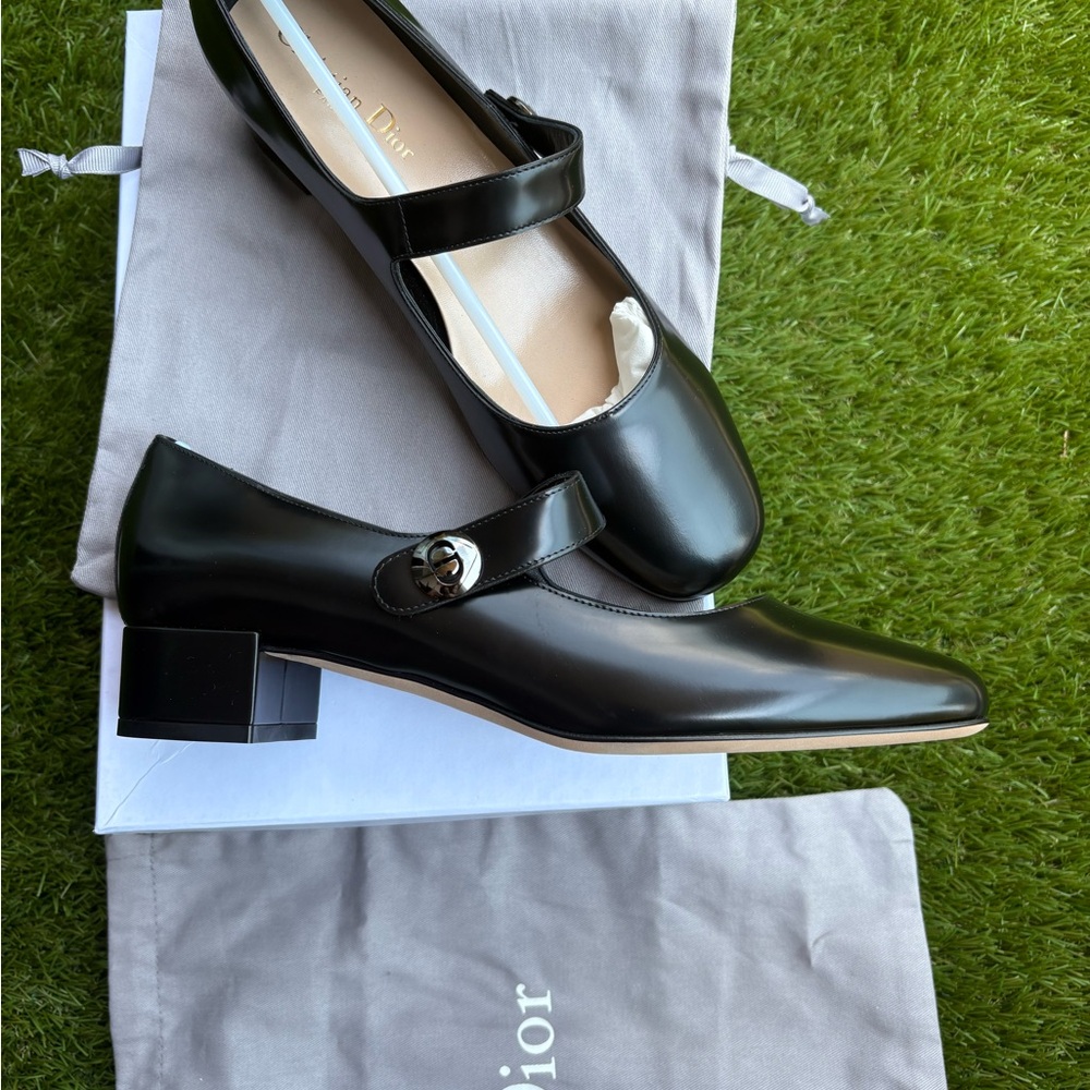 Dior Women's Black Patent Loafers